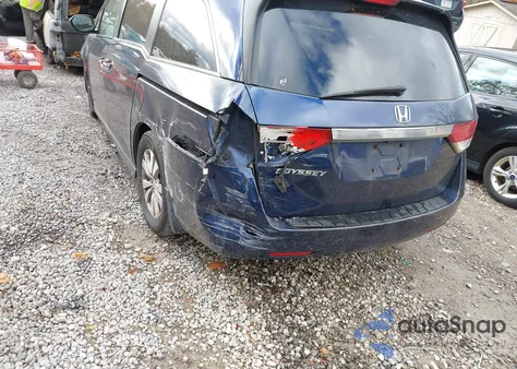 2014 Honda Odyssey Ex-L из США, поврежденный, VIN 5FNRL5H62EB044613
